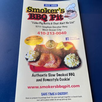 Smoker's BBQ Pit - Barbeque Near Me - Ocean City, Maryland