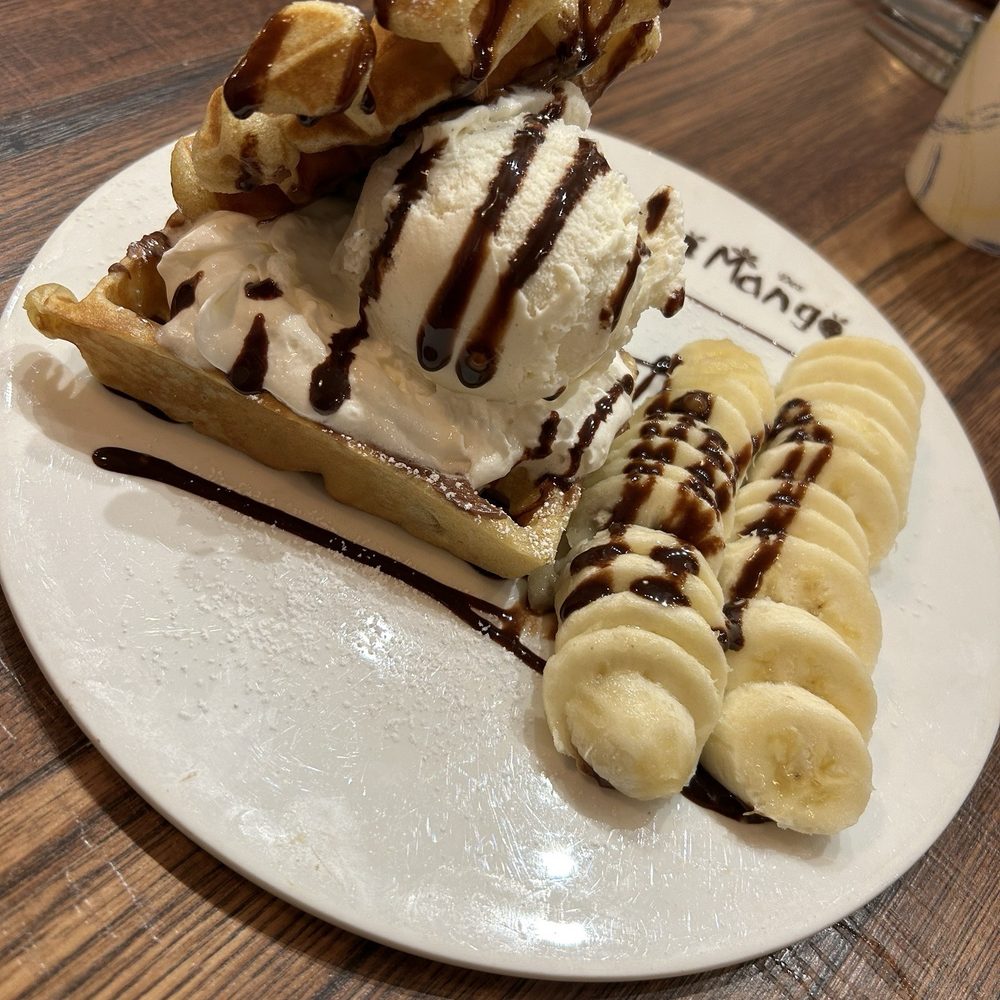 Waffle Ice Cream Sandwich