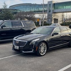 Autonomous Chauffeur - Our 6 passenger GMC Yukon XL & 3 passenger Cadillac CT6 picking up clients from T.F. Green Airport.