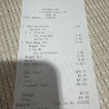 Chick-fil-A - Brooklyn the cashier - Fast Food Near Me - Lacey, Washington