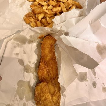The Garden Fish Bar - Small fish and chips... looks small but it was pretty big - Fish & Chips Near Me - Richmond, XGL The Garden Fish Bar - Small fish and chips... looks small but it was pretty big - Fish & Chips Near Me - Richmond, XGL