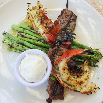 Oasis Restaurant - Surf and Turf with asparagus - Afghan Near Me - Pleasanton, California Oasis Restaurant - Surf and Turf with asparagus - Afghan Near Me - Pleasanton, California