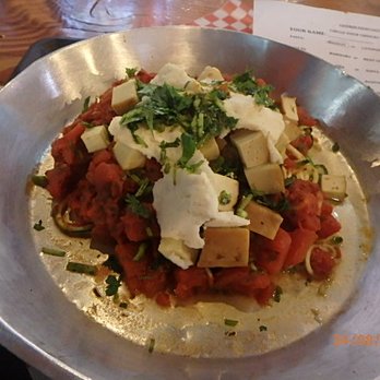 Caveman Cafe - Vegan Zoodles and Tofu, with marinara sauce. - Organic Stores Near Me - Vancouver, British Columbia Caveman Cafe - Vegan Zoodles and Tofu, with marinara sauce. - Organic Stores Near Me - Vancouver, British Columbia