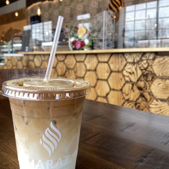Haraz Coffee House - Vanilla latte - Coffee & Tea Near Me - Dearborn, Michigan Haraz Coffee House - Vanilla latte - Coffee & Tea Near Me - Dearborn, Michigan