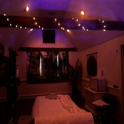 Over the Moon Spa - The massage room