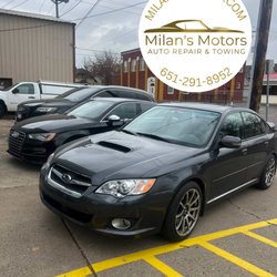 Milan's Motors - Family-owned since 1988, Milan's Motors provides expert auto repair for all makes and models, with a heavy focus on Subaru specialized care.