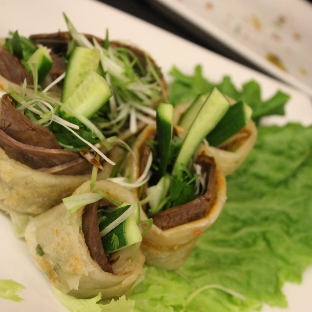 Facing East - Five spiced beef wrap - Chinese Near Me - Bellevue, Washington Facing East - Five spiced beef wrap - Chinese Near Me - Bellevue, Washington