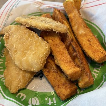 Farmer Boys - Fish and side of zucchini - Breakfast & Brunch Near Me - Las Vegas, Nevada Farmer Boys - Fish and side of zucchini - Breakfast & Brunch Near Me - Las Vegas, Nevada