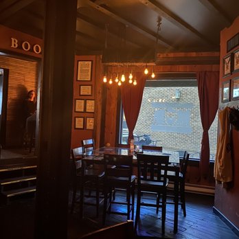 The Bookcase and Barber - a dining room with a bar - Barbers Near Me - Durango, Colorado The Bookcase and Barber - a dining room with a bar - Barbers Near Me - Durango, Colorado