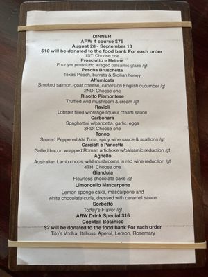 Menu photo 2 Enoteca Sportiva Austin, TX