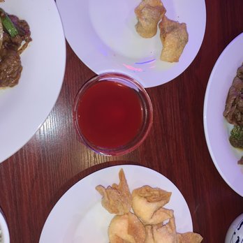 Dragon House - Left : Fried Wonton Right : Crab Rangoon - Chinese Near Me - Albuquerque, New Mexico