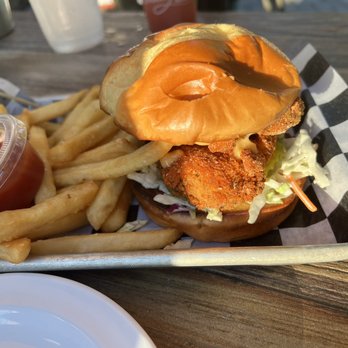 Restaurant at Smuttynose - Joe's Bang Bang Chicken Sandwich - New American Near Me - Hampton, New Hampshire Restaurant at Smuttynose - Joe's Bang Bang Chicken Sandwich - New American Near Me - Hampton, New Hampshire