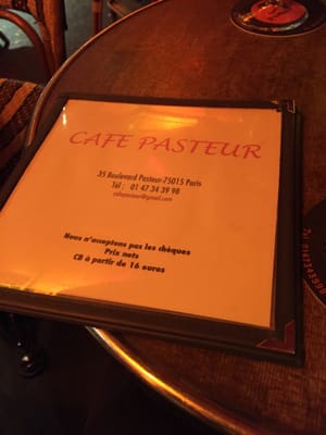 Photo of Café Pasteur - Paris, 75, FR.