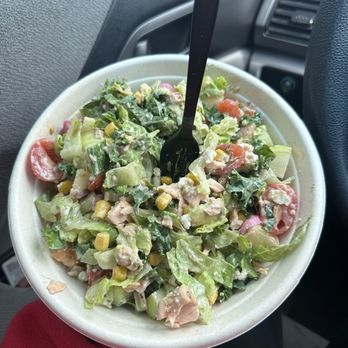 OverGreens Salads & Juices - First bite exceeded my expectations! Deliisssssh!!!! - Salad Near Me - Brooklyn, New York
