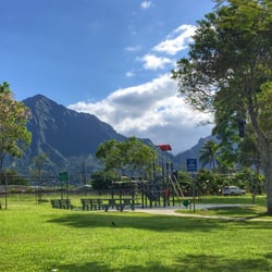 Enchanted Lake On-Leash Dog Park - Updated jungle gym
