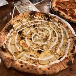 Stick+Stone Wood-Fired Pizza - Vegan potato pizza