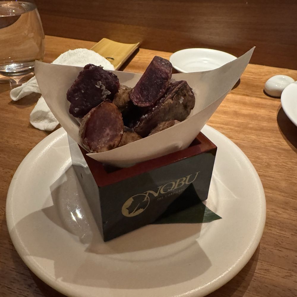 Nobu Del Coronado - Okinawa Roasted Purple Potato - Japanese Near Me - Coronado, California Nobu Del Coronado - Okinawa Roasted Purple Potato - Japanese Near Me - Coronado, California