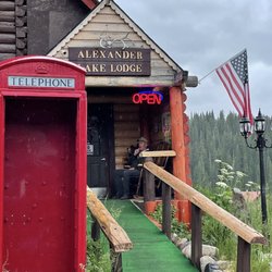 Alexander Lake Lodge - Front of the lodge.