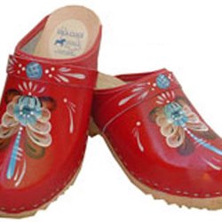 Gift Box - Swedish kurbits painted clogs