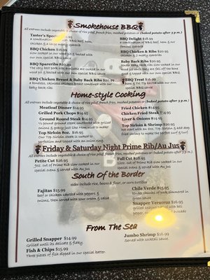 Menu photo 8 Bar B Q Pit Merced, CA