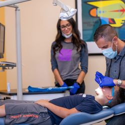 Dunn Orthodontics - Phoenix - Dr. Matthew Dunn with a patient.