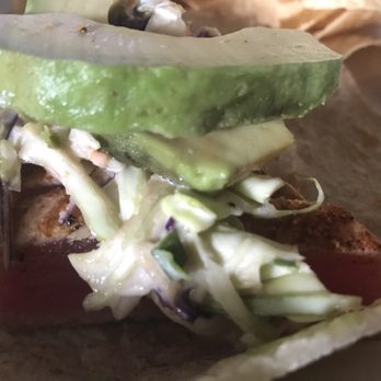 Hennessey's Tavern - Close up of the ahi street taco. - Pubs Near Me - Dana Point, California