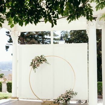 A Love's in Bloom - Florals for the arch (arch was rented via Valarie!) - Florists Near Me A Love's in Bloom - Florals for the arch (arch was rented via Valarie!) - Florists Near Me