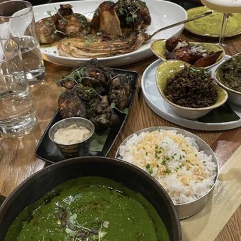 St James - Modern Caribbean - Callaloo soup, Coconut Rice (v) & Jerk wings, Paratha Platter, Sweet Fried Plantains (v), Pressed Chicken - Caribbean Near Me - Washington, DC, District of Columbia St James - Modern Caribbean - Callaloo soup, Coconut Rice (v) & Jerk wings, Paratha Platter, Sweet Fried Plantains (v), Pressed Chicken - Caribbean Near Me - Washington, DC, District of Columbia