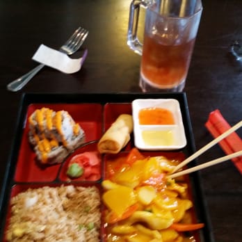 Pekin Tokyo - Mango Chicken.. yummy. I prefer to have my rice in a bowl however, instead of American style on a plate. - Japanese Near Me - Allen Park, Michigan Pekin Tokyo - Mango Chicken.. yummy. I prefer to have my rice in a bowl however, instead of American style on a plate. - Japanese Near Me - Allen Park, Michigan