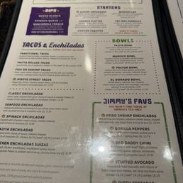 Drink menu Drink menu