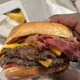 All-American Cheeseburger + bacon