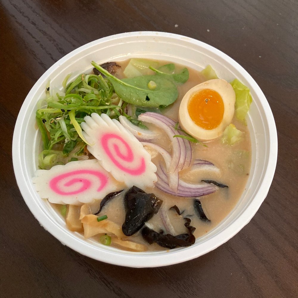 Sam Ramen - Miso ramen with naruto maki - Ramen Near Me - Conroe, Texas
