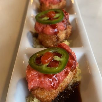 Sushi Boom - Crispy rice tuna - Sushi Bars Near Me - Orange, California Sushi Boom - Crispy rice tuna - Sushi Bars Near Me - Orange, California