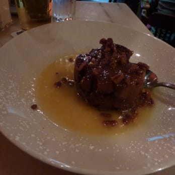 Glacier BrewHouse - bread pudding in buttery whiskey sauce - American Near Me - Anchorage, Alaska