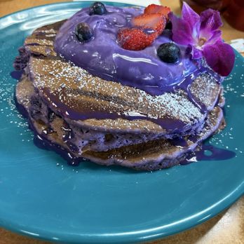 Guieb Cafe - Ube Mascarpone Pancake - Breakfast & Brunch Near Me - Wahiawa, Hawaii