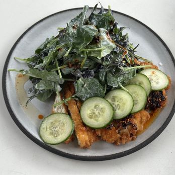 Destroyer - Crispy Chicken Schnitzel - New American Near Me - Culver City, California