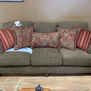 Beaver Carpets - a living room with a couch and coffee table - Carpeting Near Me - Tunnel Hill, Georgia