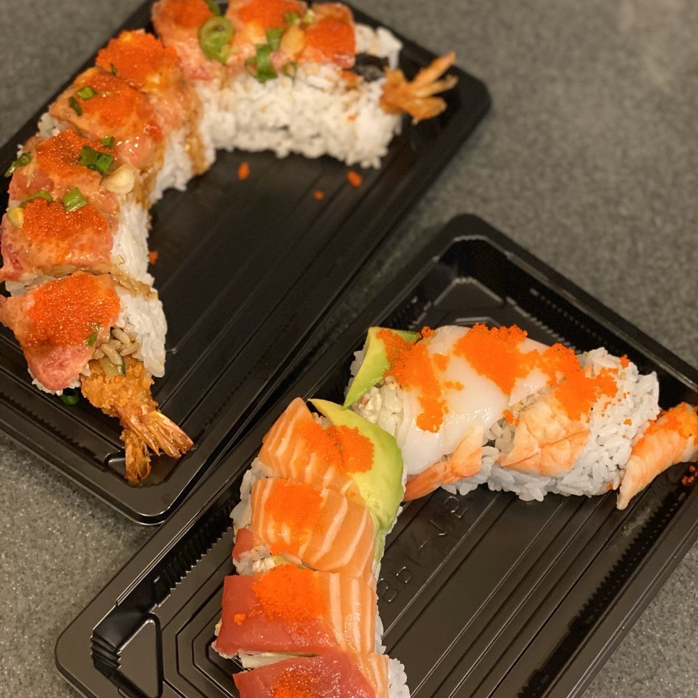 Ninja Sushi - Tornado Maki and Rainbow Maki - Sushi Bars Near Me - Kapolei, Hawaii Ninja Sushi - Tornado Maki and Rainbow Maki - Sushi Bars Near Me - Kapolei, Hawaii