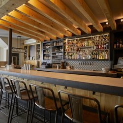 Bar seating at Chaval Maine