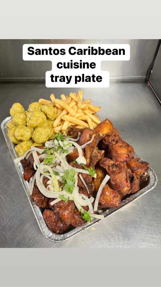 Food from Santos Caribbean cuisine