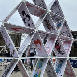Calder Plaza - World of Winter exhibit at Calder Plaza - January 2023