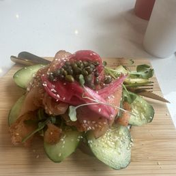 Smoked Salmon Toast Smoked Salmon Toast