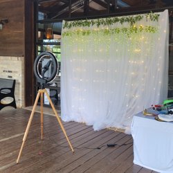 DjMusic Entrainment - Photo Booth set at Zedler Mill (Luling, TX)