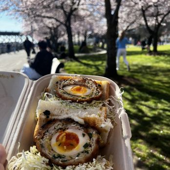 Tokyo Sando - Tokyo Gyoza Scotch Egg Sando - Japanese Near Me - Portland, Oregon Tokyo Sando - Tokyo Gyoza Scotch Egg Sando - Japanese Near Me - Portland, Oregon