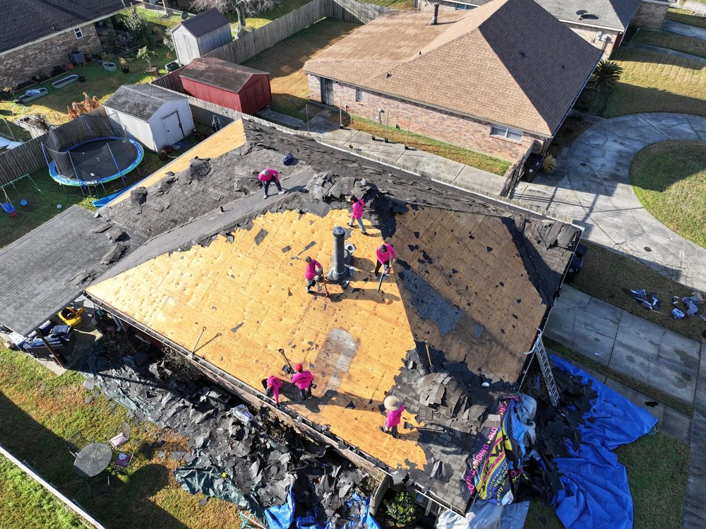 Slide of Lone Wolf Roofing