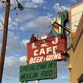 L & J Cafe - The sign outside - Mexican Near Me - El Paso, Texas L & J Cafe - The sign outside - Mexican Near Me - El Paso, Texas