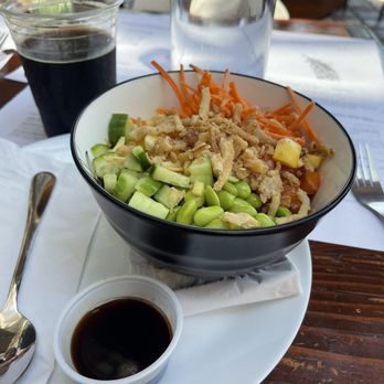 Cafe on 27 - Poke bowl. Small portion. You better order two if you have big appetite - Breakfast & Brunch Near Me - Topanga, California Cafe on 27 - Poke bowl. Small portion. You better order two if you have big appetite - Breakfast & Brunch Near Me - Topanga, California