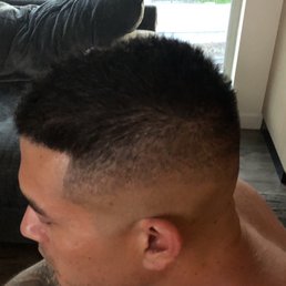 An excellent bowl cut... too bad I asked for a fade! An excellent bowl cut... too bad I asked for a fade!