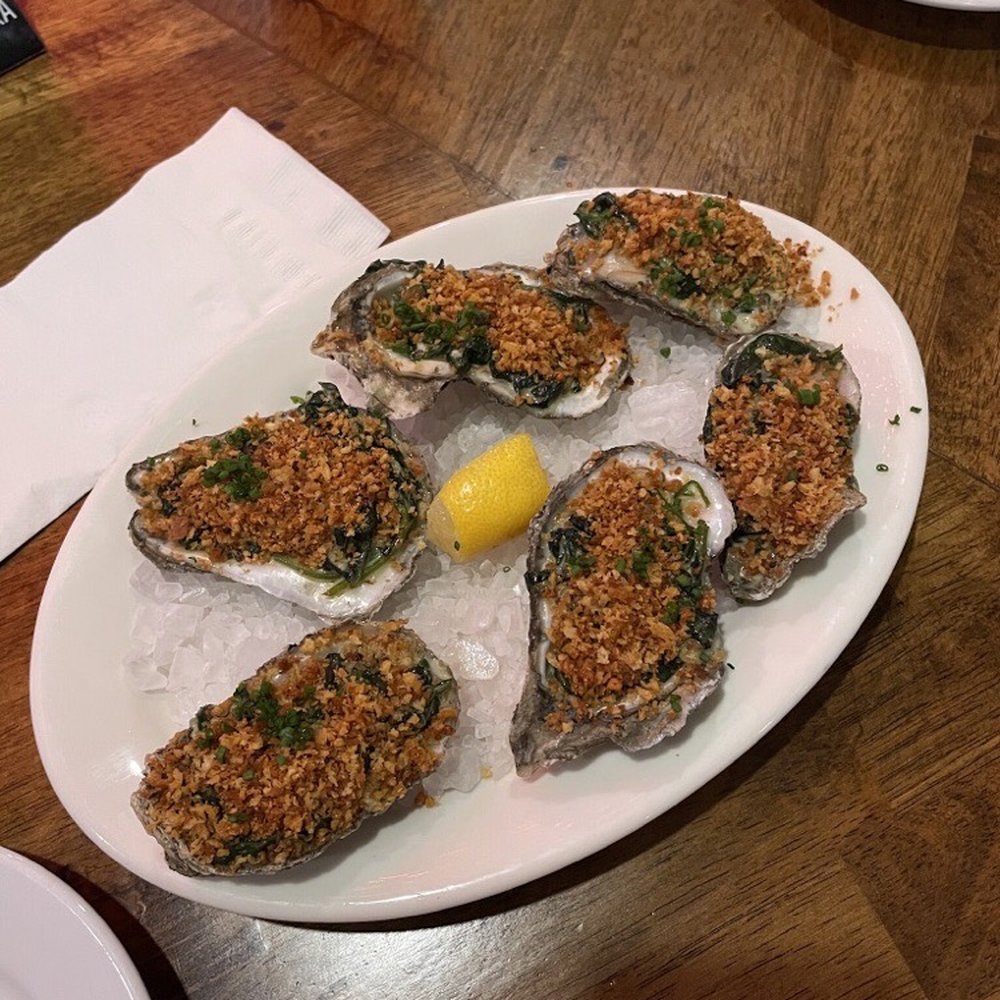Cheeky's - Oyster Rockefeller - fresh, fat oysters LOL! - Seafood Near Me - St. Petersburg, Florida
