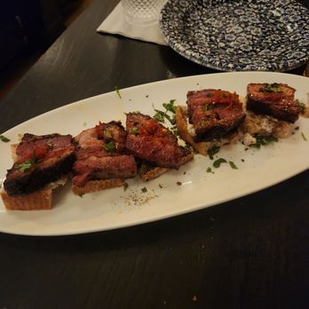 The Foxtail - Porkbelly bruschetta - Breakfast & Brunch Near Me - Downers Grove, Illinois